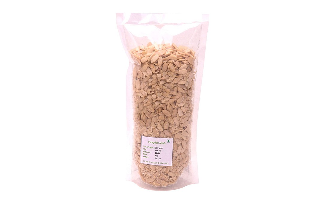 Kenny Delights Raw Pumpkin Seeds Without Shells   Pack  200 grams